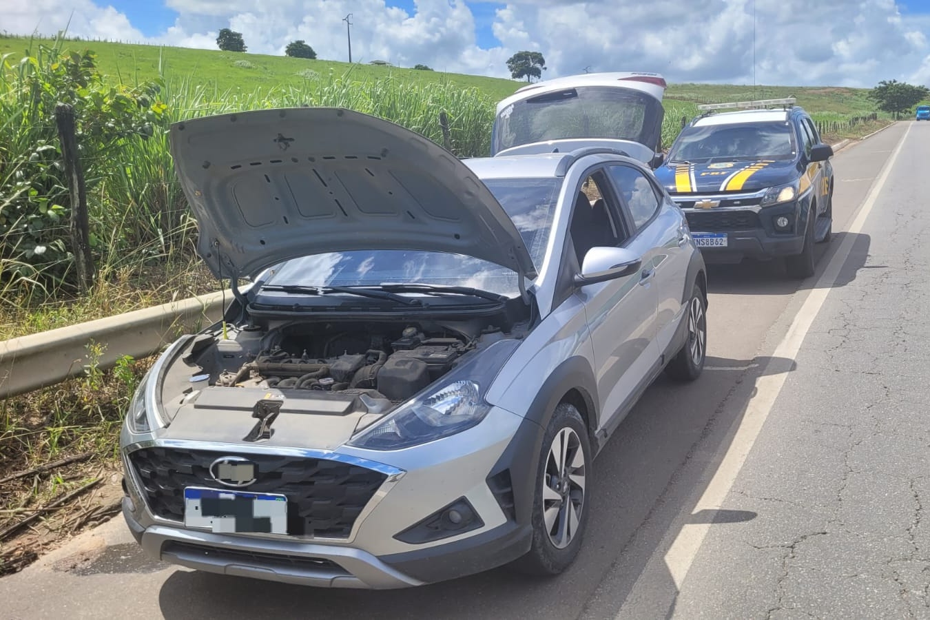 Condutor foi levado à Delegacia de Nazaré da Mata./Foto: Divulgação/Polícia Rodoviária Federal