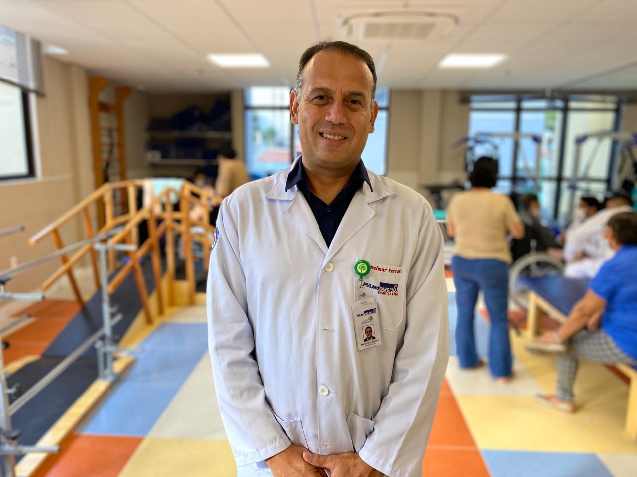 Francimar Ferrari, fisioterapeuta e coordenador de Fisioterapia da Clínica Florence Unidade Recife