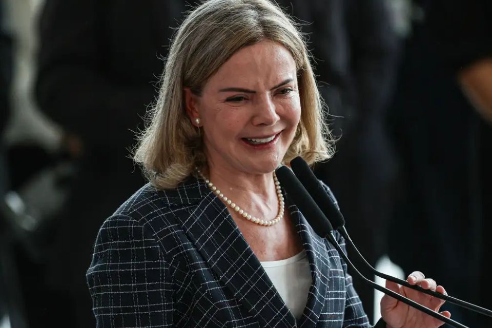 Ministra da Secretaria de Relações Institucionais (SRI), Gleisi Hoffmann/foto: Jose Cruz/Agência Brasil