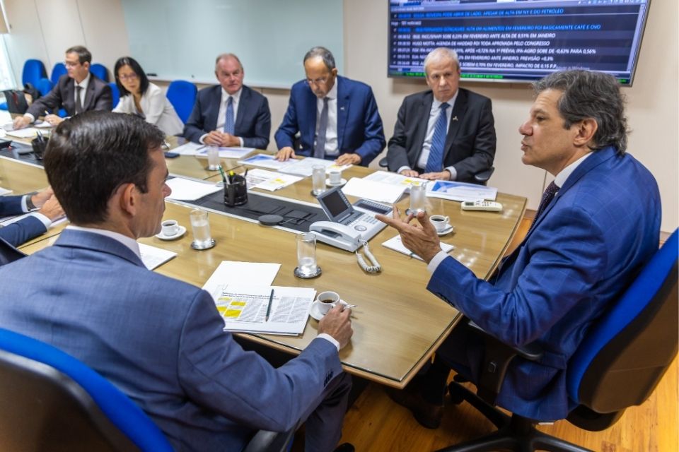 Ministro se reuniu com representantes do setor da indústria do aço/Diogo Zacarias/MF Ministro se reuniu com representantes do setor da indústria do aço/Diogo Zacarias/MF