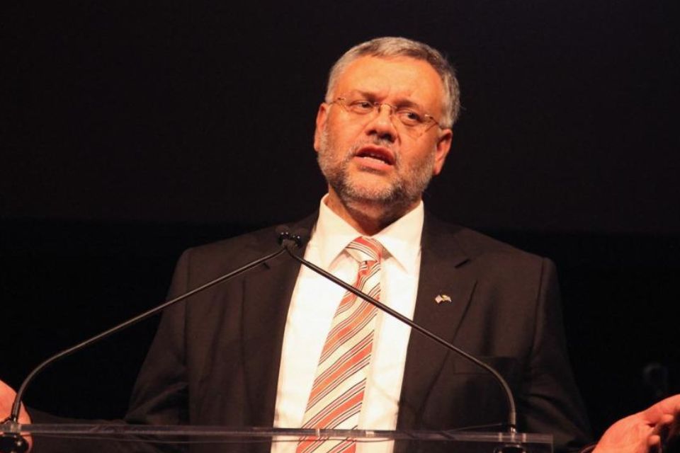 Embaixador Ebrahim Rasool/foto: DONALD BOWERSGETTY IMAGES NORTH AMERICAGetty Images via AFP Embaixador Ebrahim Rasool/foto: DONALD BOWERSGETTY IMAGES NORTH AMERICAGetty Images via AFP