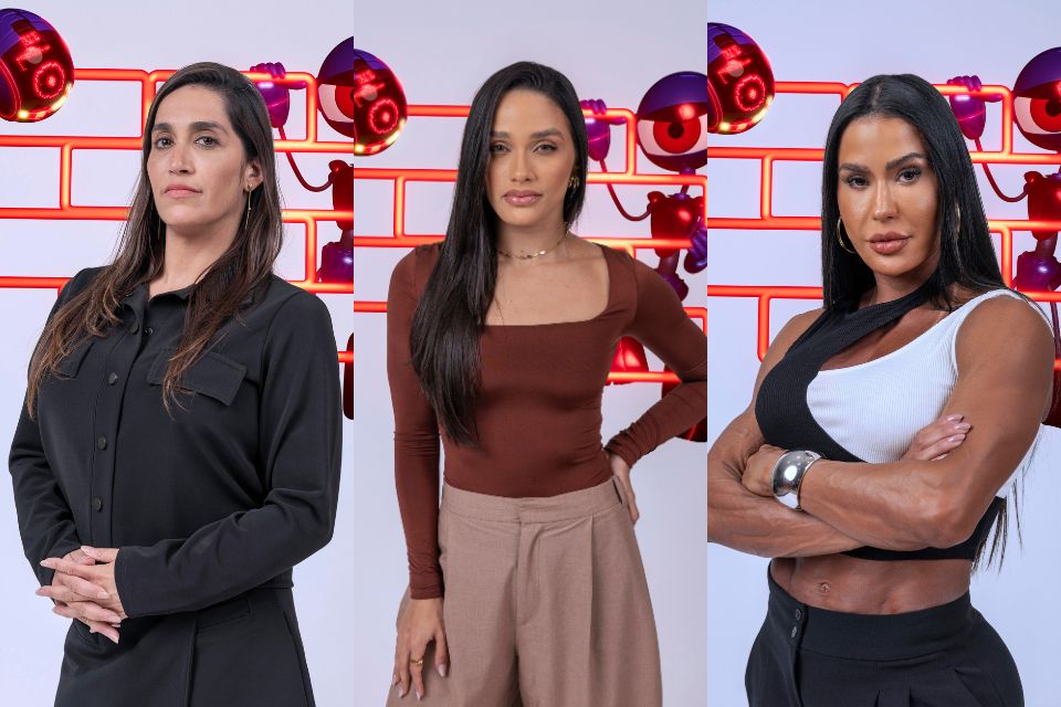 Daniele Hypolito, Eva e Gracyanne Barbosa disputam a preferência do público/Foto: Divulgação/Globo