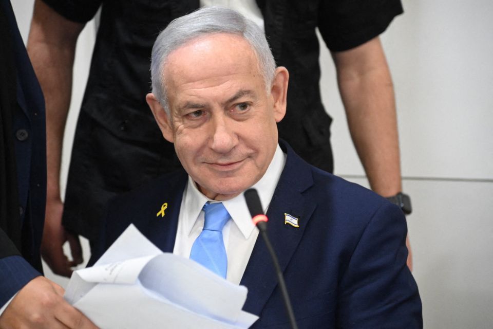 Primeiro-ministro de Israel, Benjamin Netanyahu/foto: YAIR SAGI/POOL/AFP Primeiro-ministro de Israel, Benjamin Netanyahu/foto: YAIR SAGI/POOL/AFP
