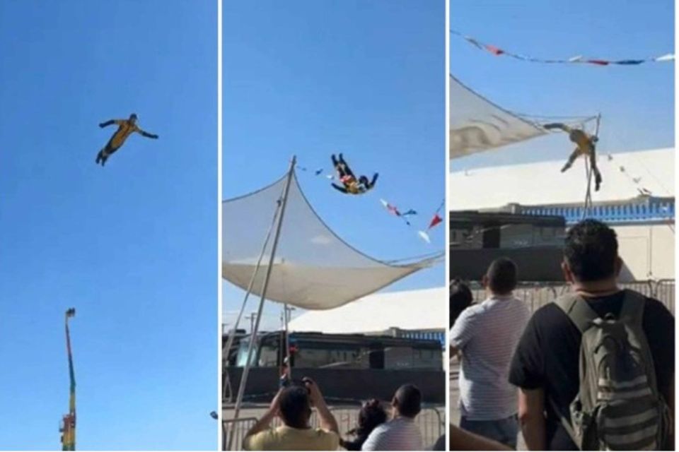 Um vídeo do momento mostra o terror vivido por Valencia no estado da Califórnia, nos Estados Unidos/Crédito: Reprodução/Tiktok/carlos.lopez23 Um vídeo do momento mostra o terror vivido por Valencia no estado da Califórnia, nos Estados Unidos/Crédito: Reprodução/Tiktok/carlos.lopez23