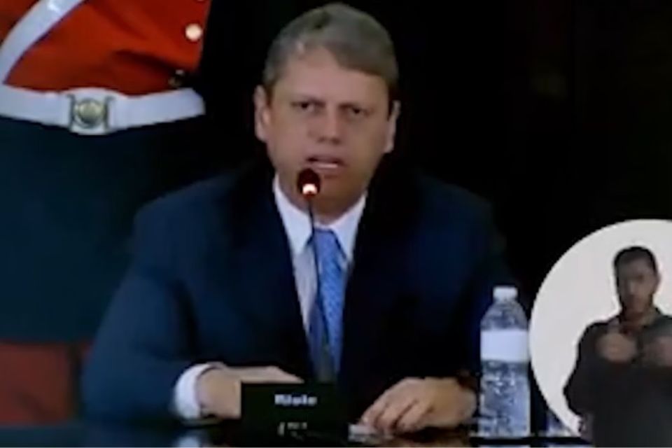 Tarcísio de Freitas (REPUBLICANOS), atual governador de São Paulo/Crédito: Reprodução