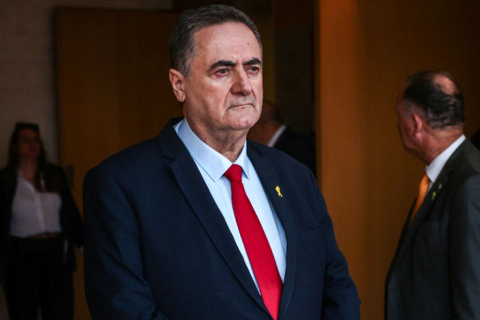 Ministro da Defesa israelense, Israel Katz/Foto: Ahmed GHARABLI/AFP Ministro da Defesa israelense, Israel Katz/Foto: Ahmed GHARABLI/AFP