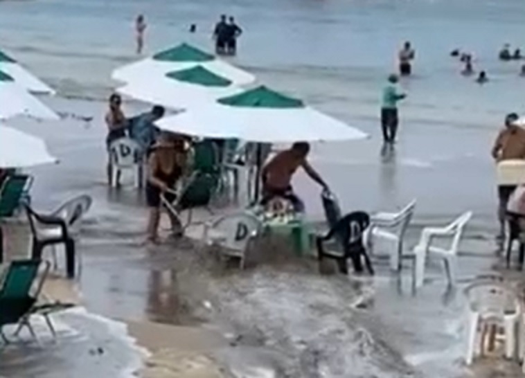 Vídeo circulou nas redes sociais na última terça-feira (18)./Foto: Reprodução