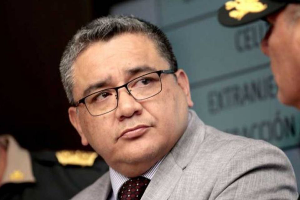 Ministro do Interior, Juan José Santiváñez/foto: Reprodução/Andina Ministro do Interior, Juan José Santiváñez/foto: Reprodução/Andina