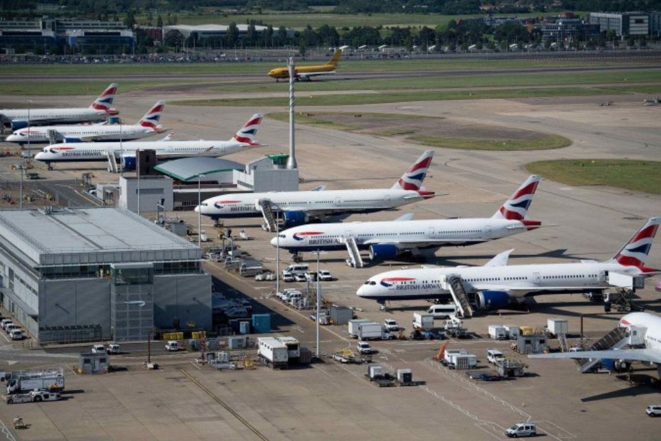 Aeroporto de Heathrow é o maior do mundo (Crédito: AFP) Aeroporto de Heathrow é o maior do mundo/Crédito: AFP