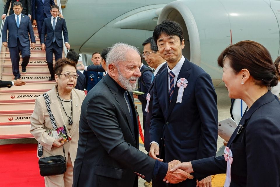 A cerimônia de boas-vindas, com honras militares, ocorreu no Palácio Imperial, na capital japonesa/foto: Ricardo Stuckert/PR A cerimônia de boas-vindas, com honras militares, ocorreu no Palácio Imperial, na capital japonesa/foto: Ricardo Stuckert/PR