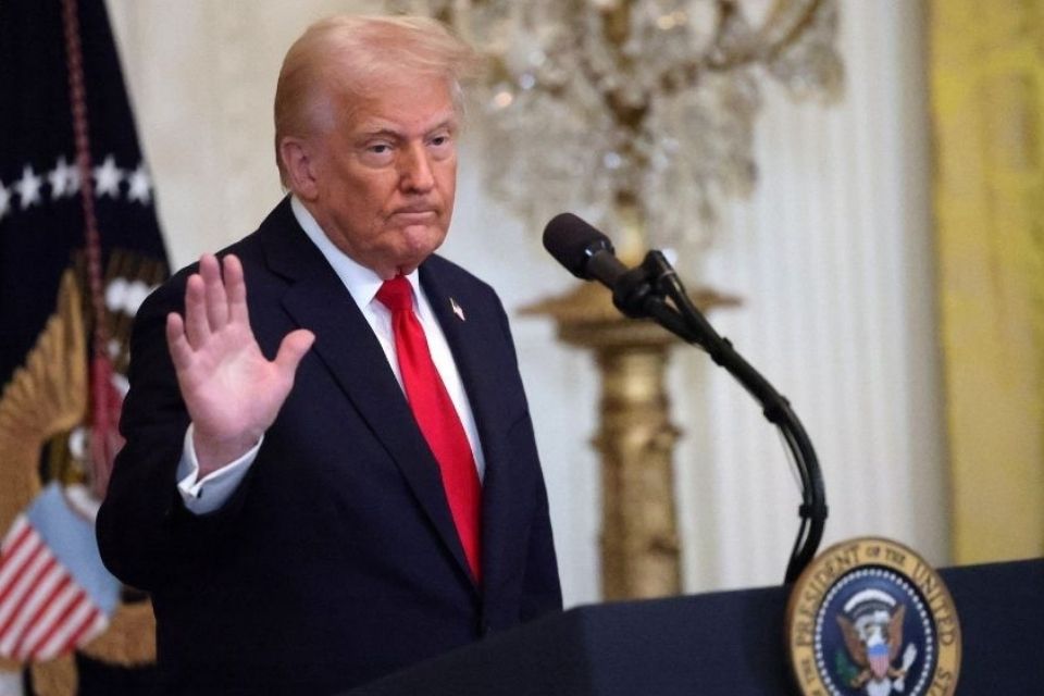 Presidente dos Estados Unidos, Donald Trump/foto: WIN MCNAMEE / GETTY IMAGES NORTH AMERICA / Getty Images via AFP Presidente dos Estados Unidos, Donald Trump/foto: WIN MCNAMEE / GETTY IMAGES NORTH AMERICA / Getty Images via AFP