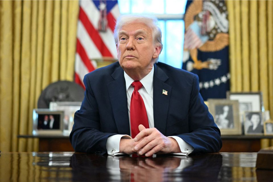 Trump confirmou a imposição das tarifas em uma entrevista coletiva na Casa Branca/Crédito: MANDEL NGAN / AFP Trump confirmou a imposição das tarifas em uma entrevista coletiva na Casa Branca/Crédito: MANDEL NGAN / AFP