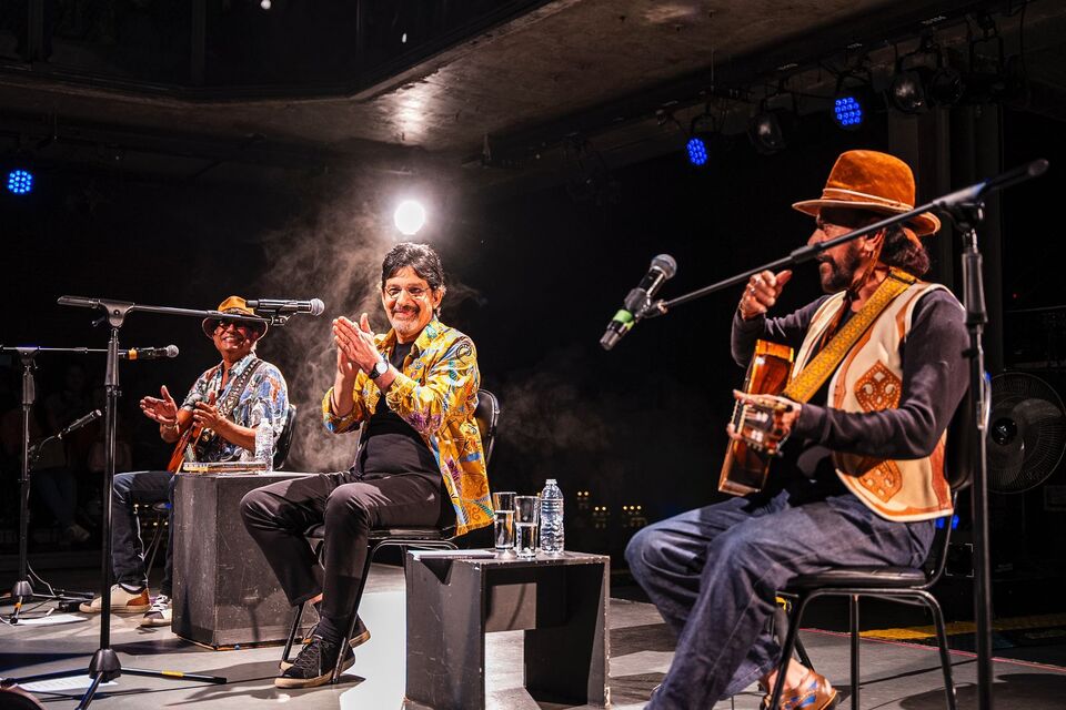 Jessier Quirino, Xangai e Maciel Melo/Foto: Divulgação Jessier Quirino, Xangai e Maciel Melo/Foto: Divulgação
