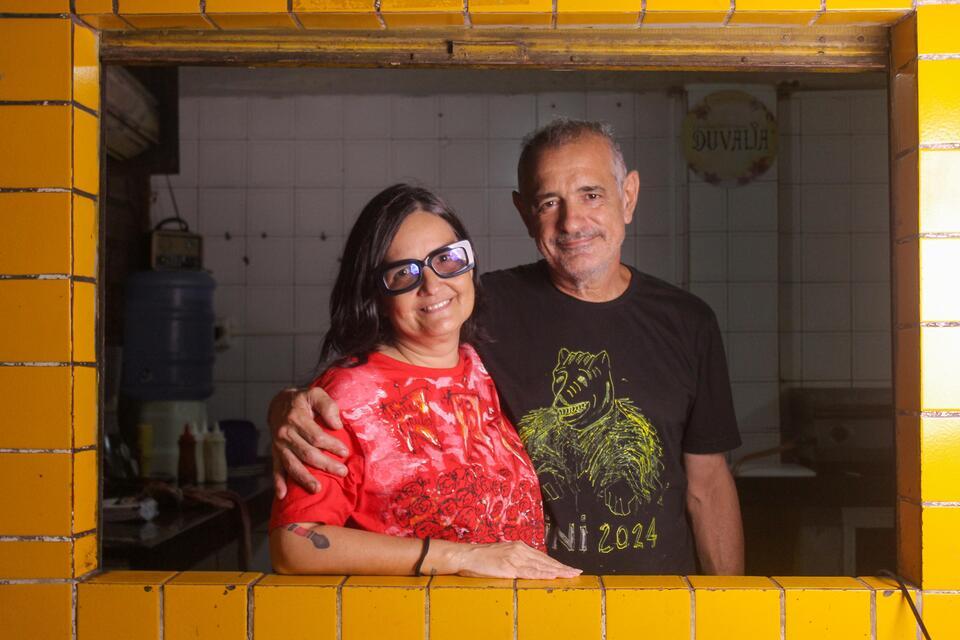 Eduardo foi apresentado à tradicional maionese pela sua esposa, Fernanda
