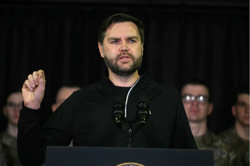 Vice-presidente dos Estados Unidos, JD Vance/foto: JIM WATSON/POOL/AFP Vice-presidente dos Estados Unidos, JD Vance/foto: JIM WATSON/POOL/AFP