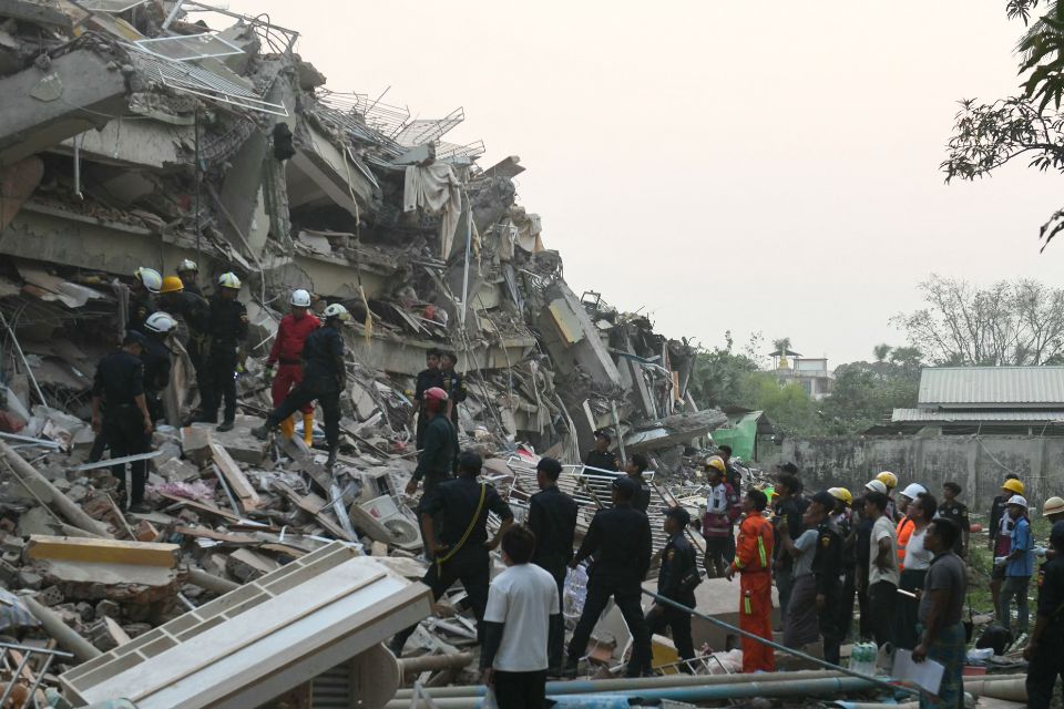 O terremoto deixou pelo menos 2.389 feridos no país/foto: SAI AUNG MAIN/AFP O terremoto deixou pelo menos 2.389 feridos no país/foto: SAI AUNG MAIN/AFP