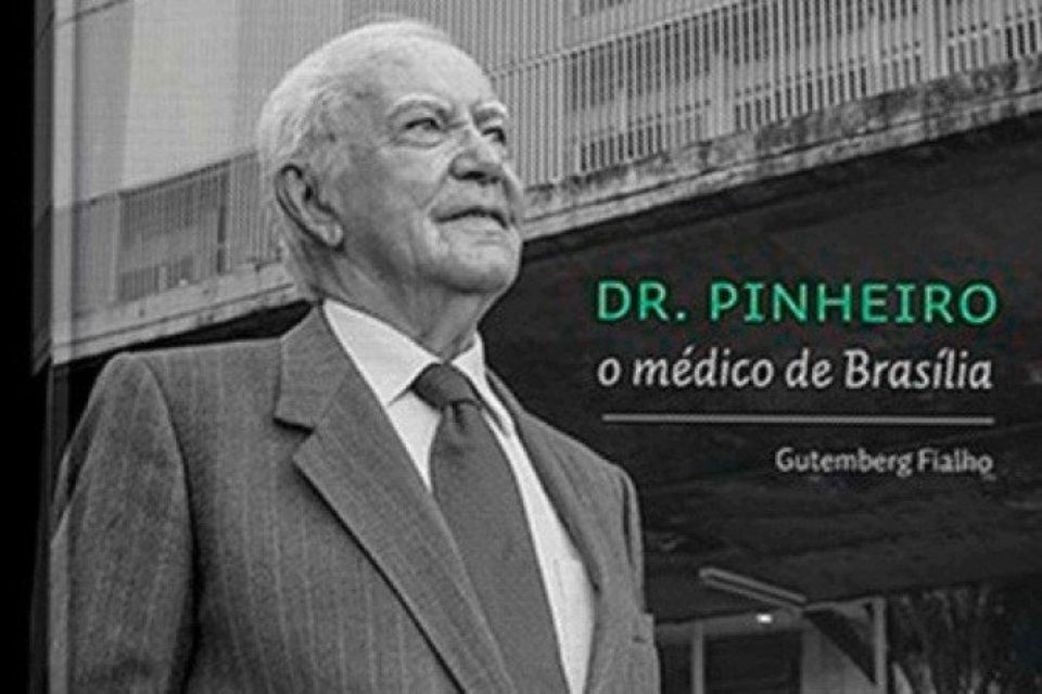 Detalhe da capa do livro Dr. Pinheiro, o médico de Brasília - (crédito: SindMedicos)/ Detalhe da capa do livro Dr. Pinheiro, o médico de Brasília - (crédito: SindMedicos)/