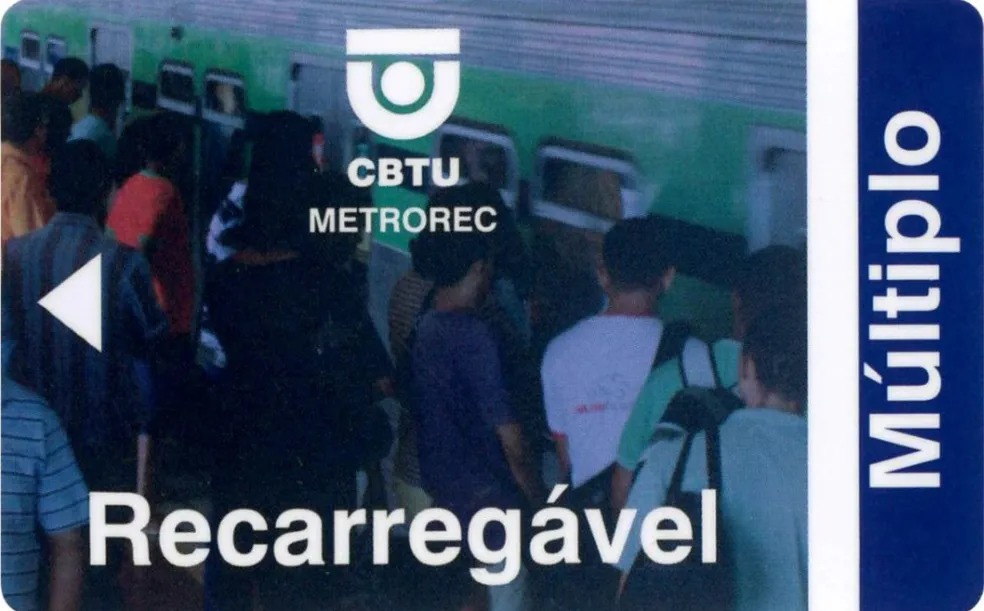 Cartão Múltiplo recarregável do Metrô do Recife