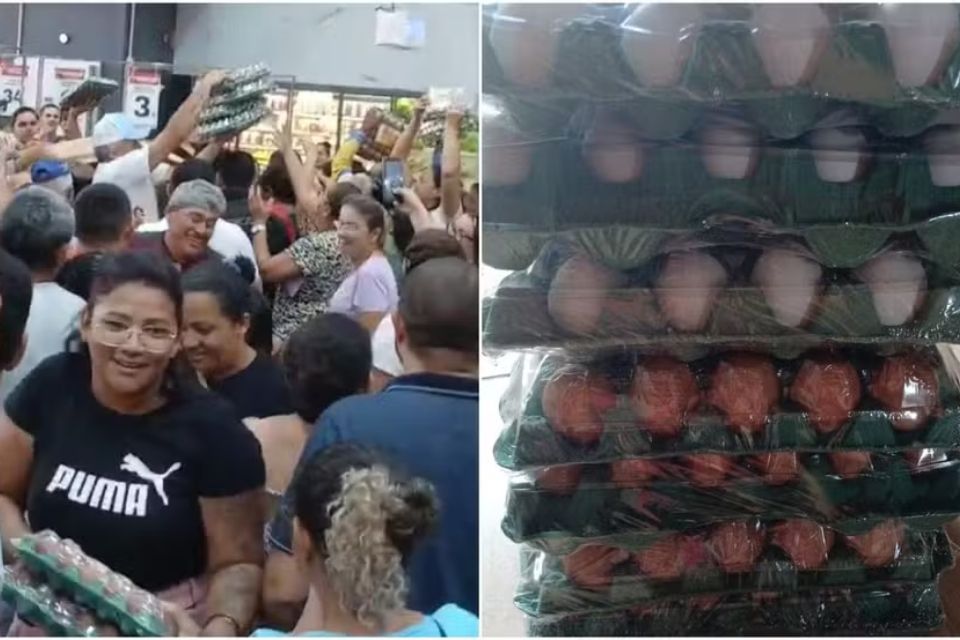 O supermercado divulgou a venda da bandeja com 20 unidades por R$ 8,99/fotos: Reprodução O supermercado divulgou a venda da bandeja com 20 unidades por R$ 8,99/fotos: Reprodução