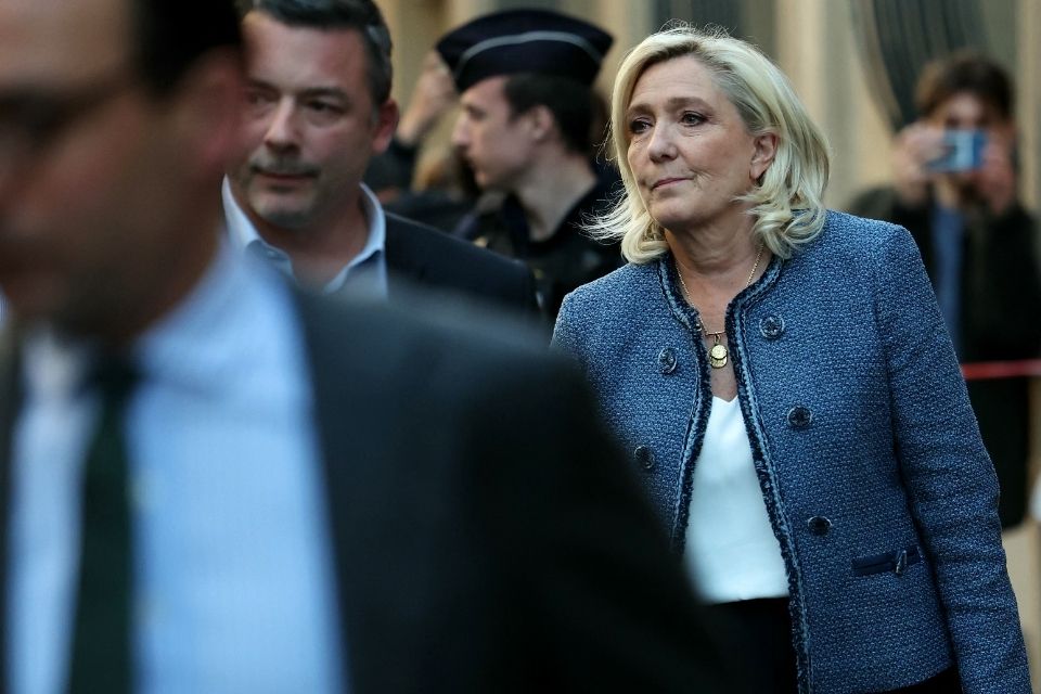 Marine Le Pen/foto: THOMAS SAMSON/AFP