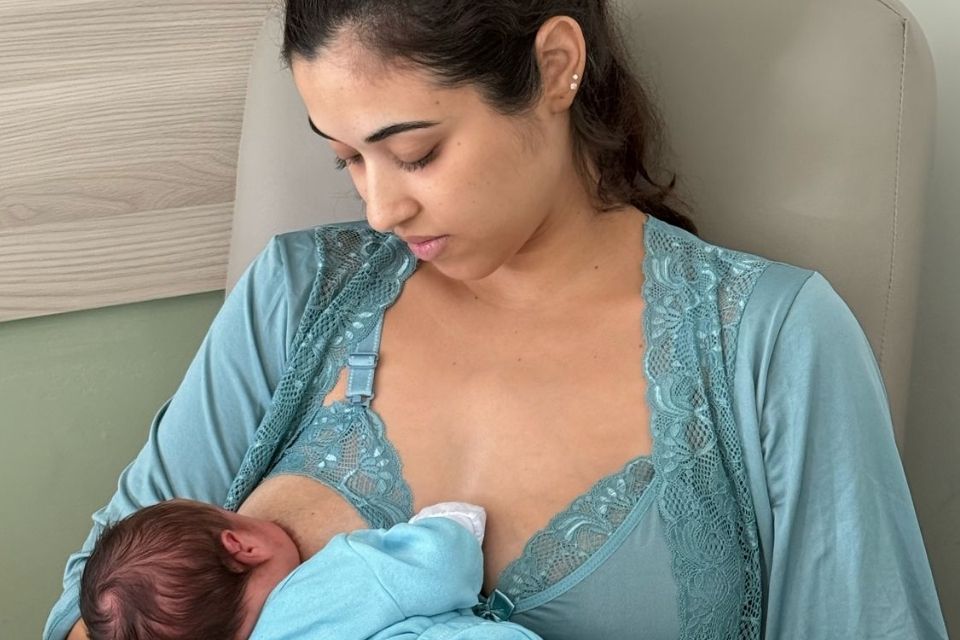 O bebê nasceu saudável e está bem/Foto: Arquivo pessoal O bebê nasceu saudável e está bem/Foto: Arquivo pessoal