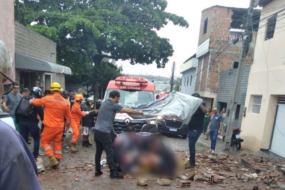 Idosa foi atendida pelo Samu/Foto: Reprodução/Whatsapp