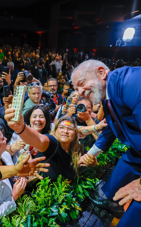 Presidente da República, Luiz Inácio Lula da Silva, durante solenidade Brasil dando a volta por cima./Ricardo Stuckert / PR Presidente da República, Luiz Inácio Lula da Silva, durante solenidade Brasil dando a volta por cima./Ricardo Stuckert / PR