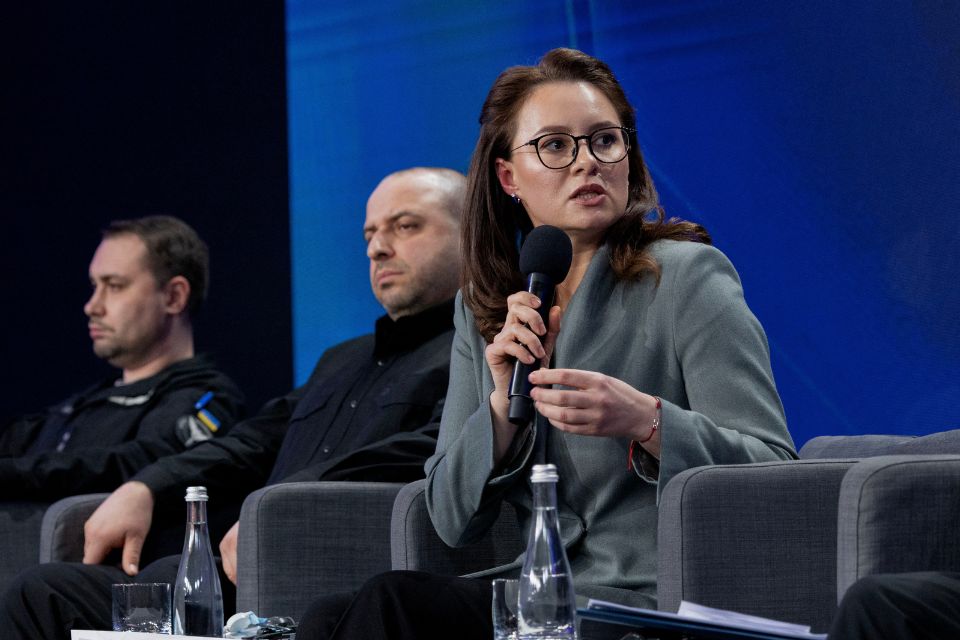 Ministra da Economia ucraniana, Yulia Svyrydenko/Foto: Tetiana DZHAFAROVA/AFP Ministra da Economia ucraniana, Yulia Svyrydenko/Foto: Tetiana DZHAFAROVA/AFP