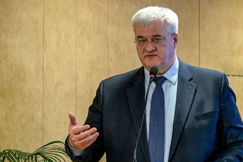 Ministro ucraniano das Relações Exteriores, Andrii Sybiha/Foto: Punit PARANJPE/AFP