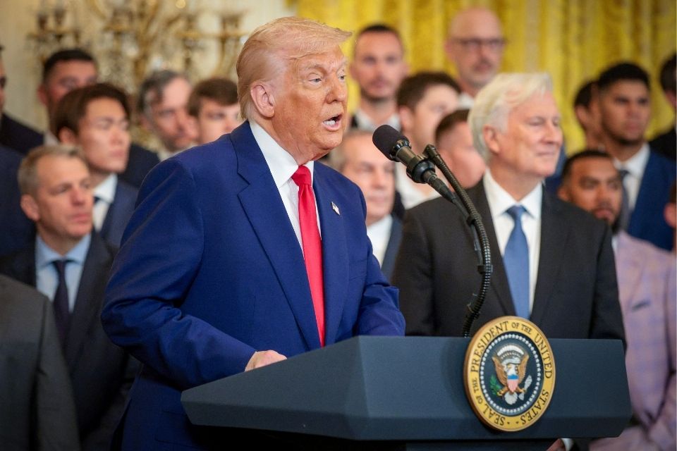 Presidente dos Estados Unidos, Donald Trump/foto: ALEX WON/GGETTY IMAGES NORTH AMERICA/Getty Images via AFP