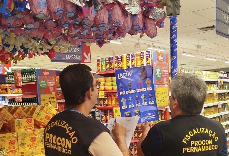 Fiscais encontraram variação grande de preços de ovos de Páscoa/Foto: Procon de Pernambuco