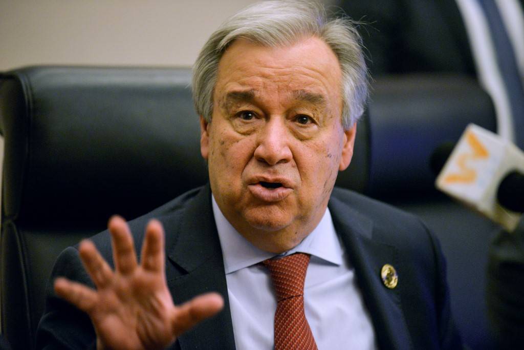 Secretário-geral da Organização das Nações Unidas, António Guterres/foto: MICHAEL TEWELDE / AFP