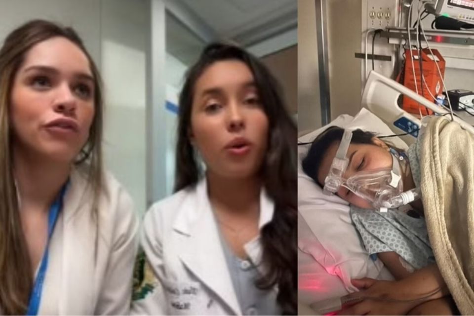 O vídeo foi gravado nove dias antes da paciente falecer/Crédito: Reprodução/TikTok/Arquivo Pessoal