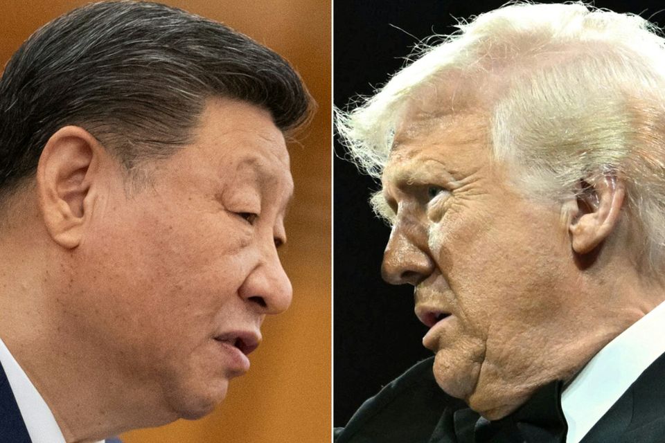 O presidente chinês Xi Jinping e o presidente dos EUA, Donald Trump/Fotos: Andres MARTINEZ CASARES e SAUL LOEB/various sources/AFP