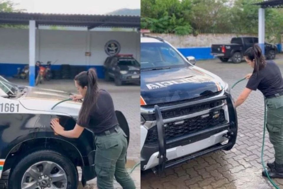 Polícia Militar do Ceará (PMCE) condenou a soldado Mayara Kelly Gomes a dois dias de prisão administrativa/foto: Reprodução/Instagram Polícia Militar do Ceará (PMCE) condenou a soldado Mayara Kelly Gomes a dois dias de prisão administrativa/foto: Reprodução/Instagram