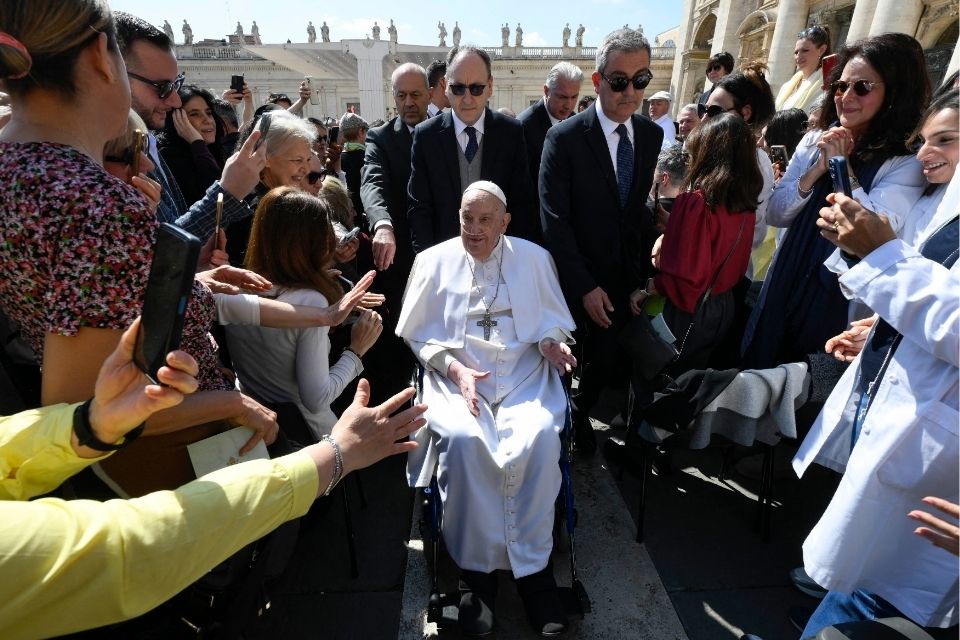 Papa Francisco/foto: HANDOUT/VATICAN MEDIA/AFP