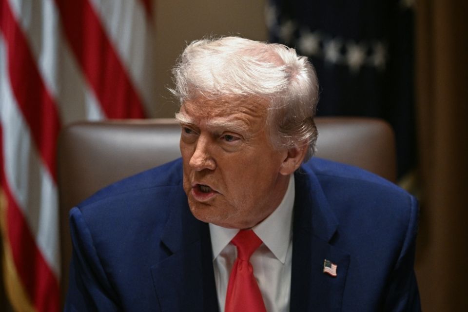 Presidente dos Estados, Donald Trump/foto: BRENDAN SMIALOWSKI/AFP Presidente dos Estados, Donald Trump/foto: BRENDAN SMIALOWSKI/AFP