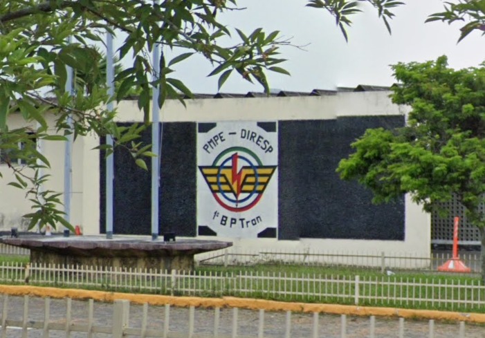 Ex-soldado trabalhava no 1º Batalhão de Trânsito./Foto: Reprodução/Google Street View