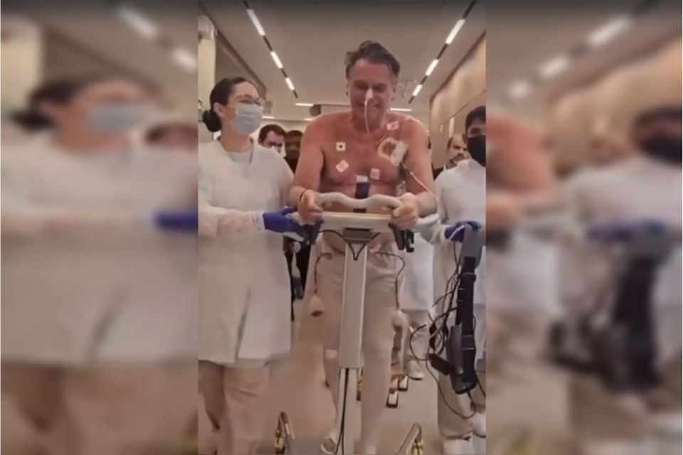 Ex-presidente fez uma cirurgia no seu intestino/Crédito: Reprodução