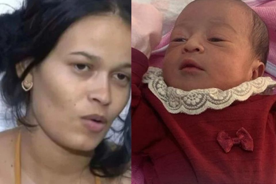 Eduarda Silva m&atilde;e da rec&eacute;m-nascida Ana Beatriz/Reprodu&ccedil;&atilde;o/Redes sociais