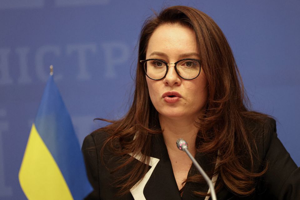 Vice-primeira-ministra e ministra da Economia da Ucr&acirc;nia, Yulia Svyrydenko/foto: ANATOLII STEPANOV/AFP