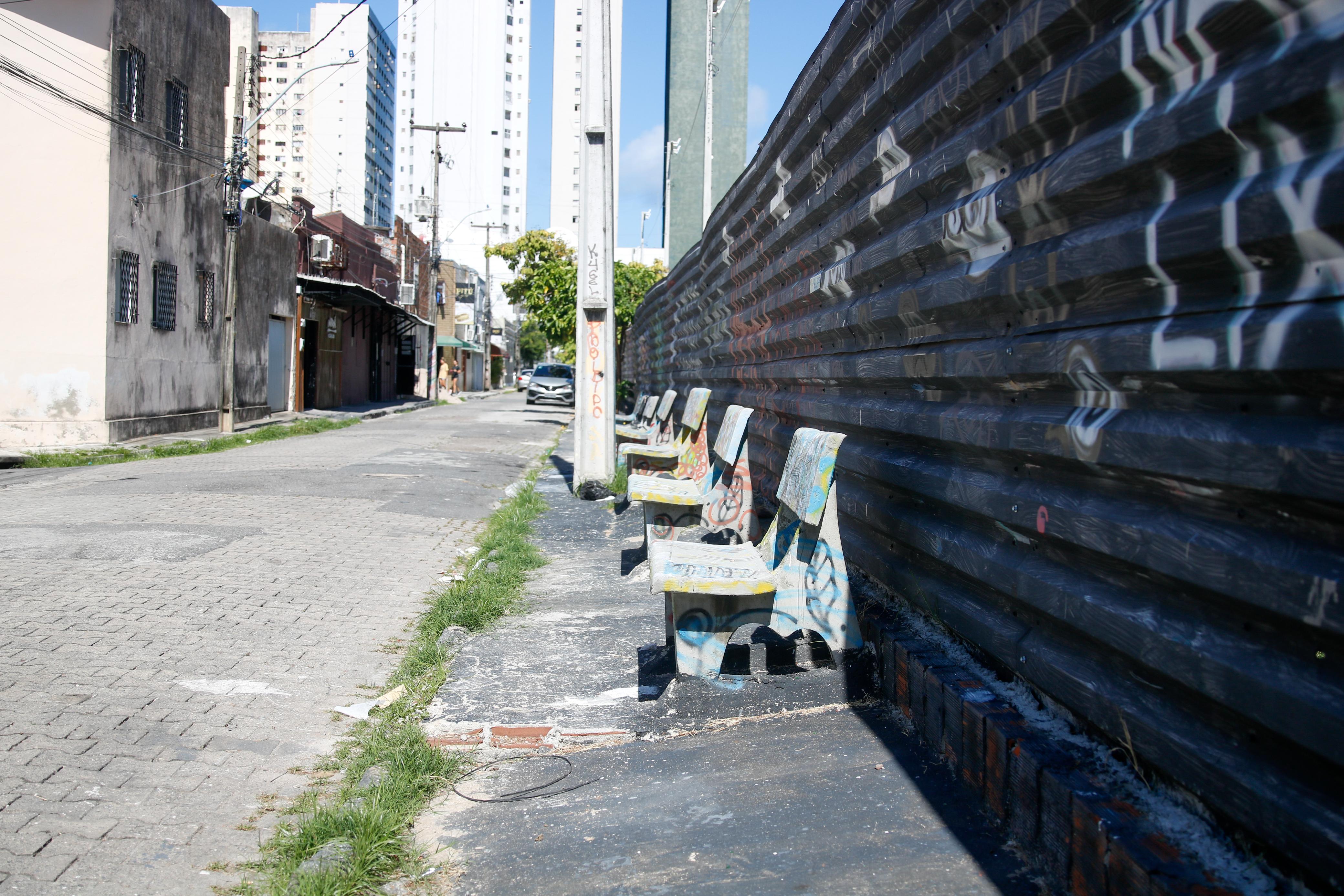 Rua Rocha Pita, localizada no bairro de Santo Amaro