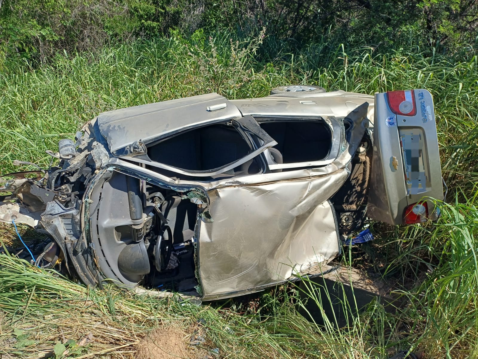 Idosa de 72 anos morreu após a colisão./Foto: Reprodução/Polícia Rodoviária Federal Idosa de 72 anos morreu após a colisão./Foto: Reprodução/Polícia Rodoviária Federal