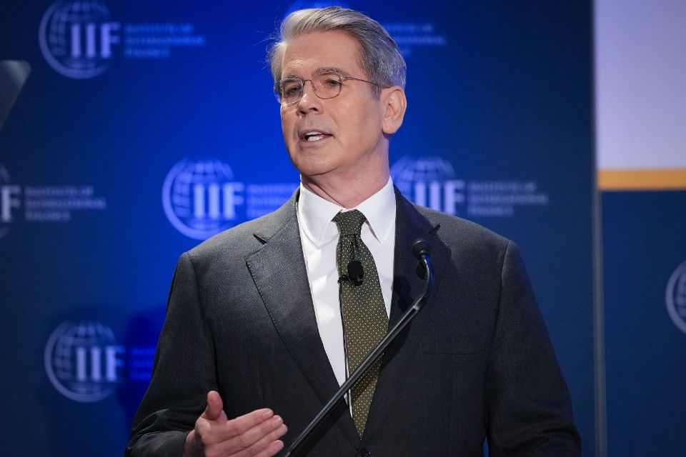 Secretário do Tesouro dos Estados Unidos, Scott Bessent/foto: JIM WATSON/AFP Secretário do Tesouro dos Estados Unidos, Scott Bessent/foto: JIM WATSON/AFP