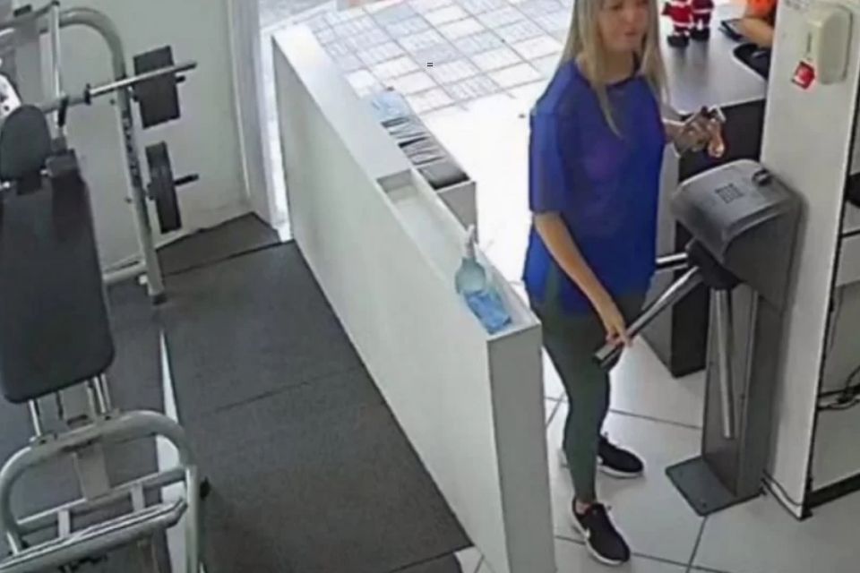 A vítima foi vista pela última vez saindo de uma academia/Foto: Reprodução A vítima foi vista pela última vez saindo de uma academia/Foto: Reprodução