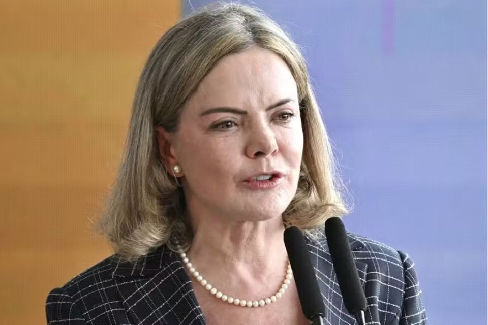 Ministra das Relações Institucionais, Gleisi Hoffmann