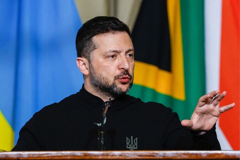 Presidente ucraniano, Volodimir Zelensky/foto: PHILL MAGAKOE/AFP Presidente ucraniano, Volodimir Zelensky/foto: PHILL MAGAKOE/AFP