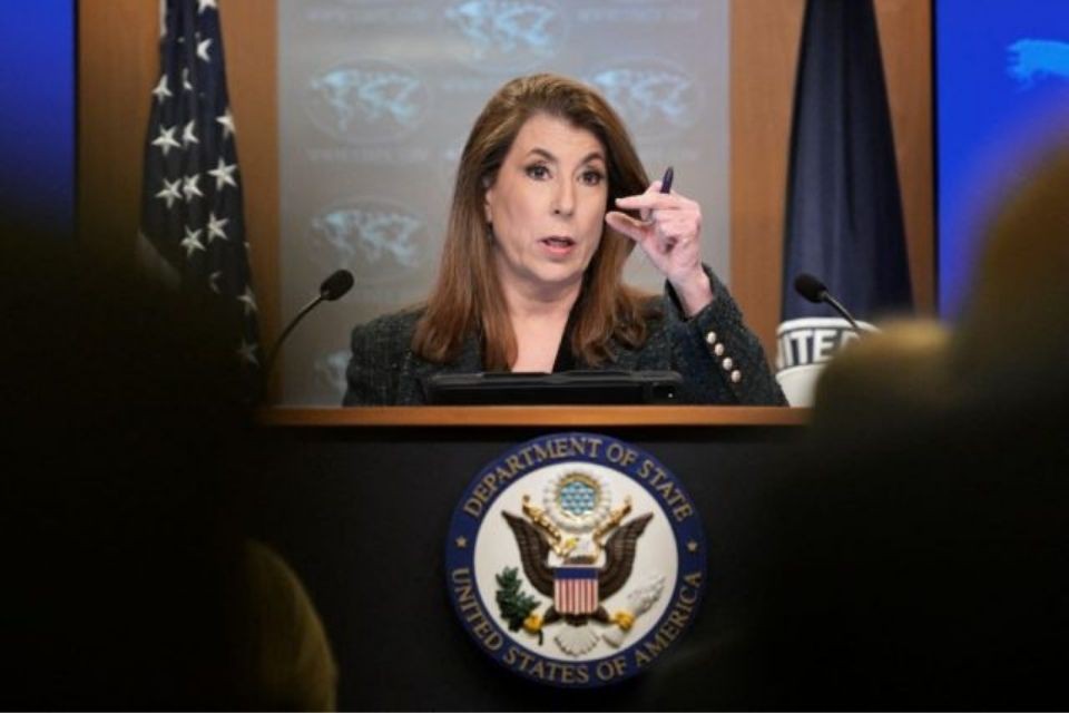 Porta-voz do Departamento de Estado dos EUA, Tammy Bruce