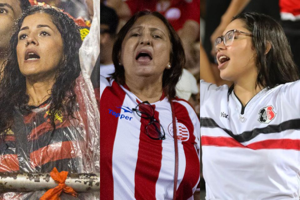 Torcida feminina/Fotos: Roberto Guimar&atilde;es, Gabriel Fran&ccedil;a/CNC, Acervo Pessoal