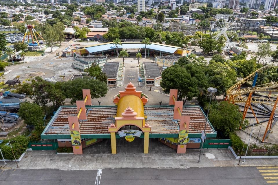 O parque foi inaugurado em Olinda nos anos 1990/Foto: Rafel Vieira/DP Foto O parque foi inaugurado em Olinda nos anos 1990/Foto: Rafel Vieira/DP Foto